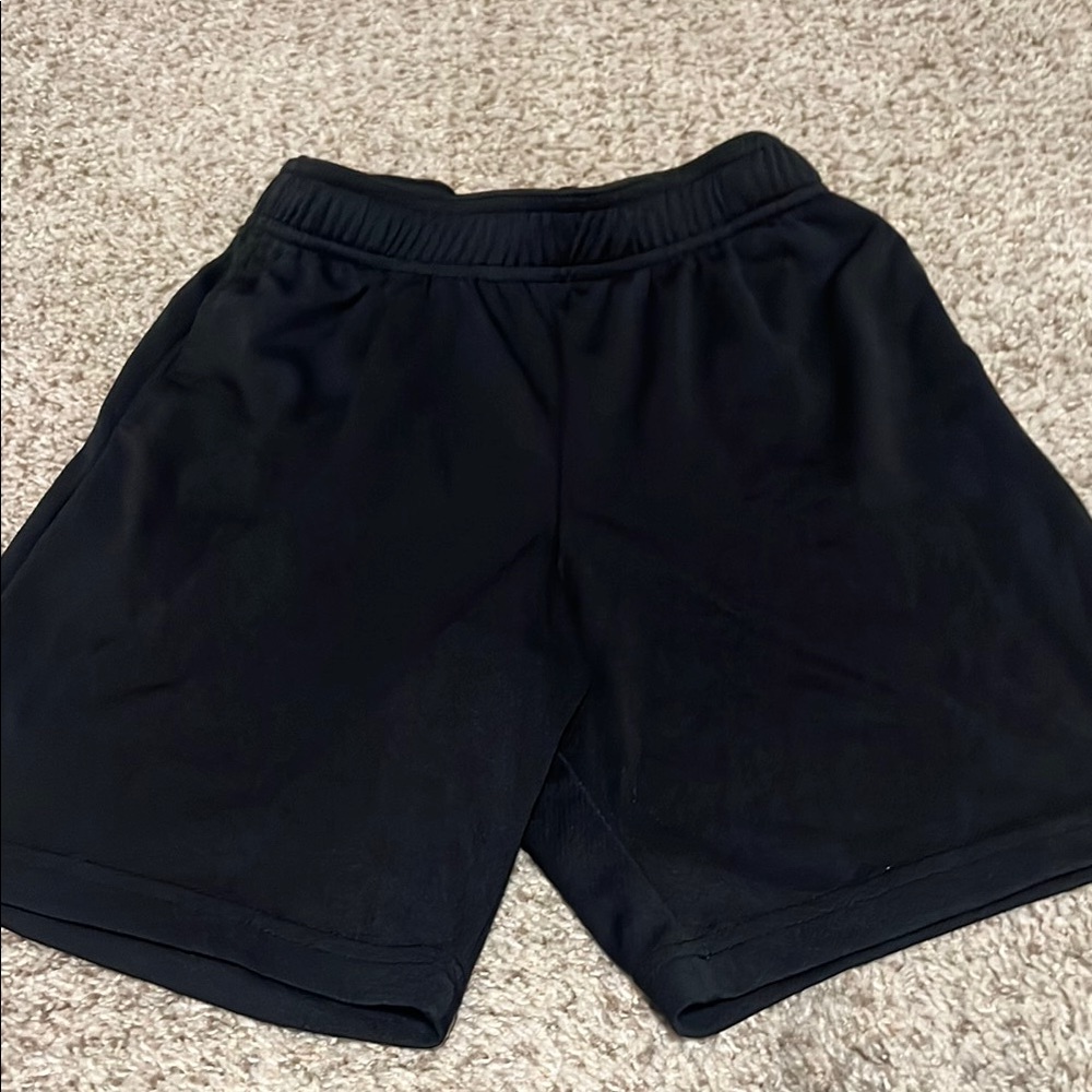 Kids Black Athletic Shorts